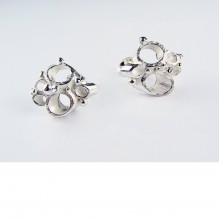 coral silver earrings lex watt
